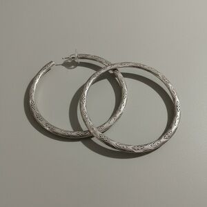 Vintage Sterling Silver earrings Bali inspired